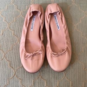 Manolo Blahnik Tobaly ballet flats, size 38. Excellent condition